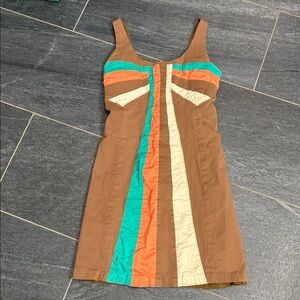 Judith March faux bow mini dress